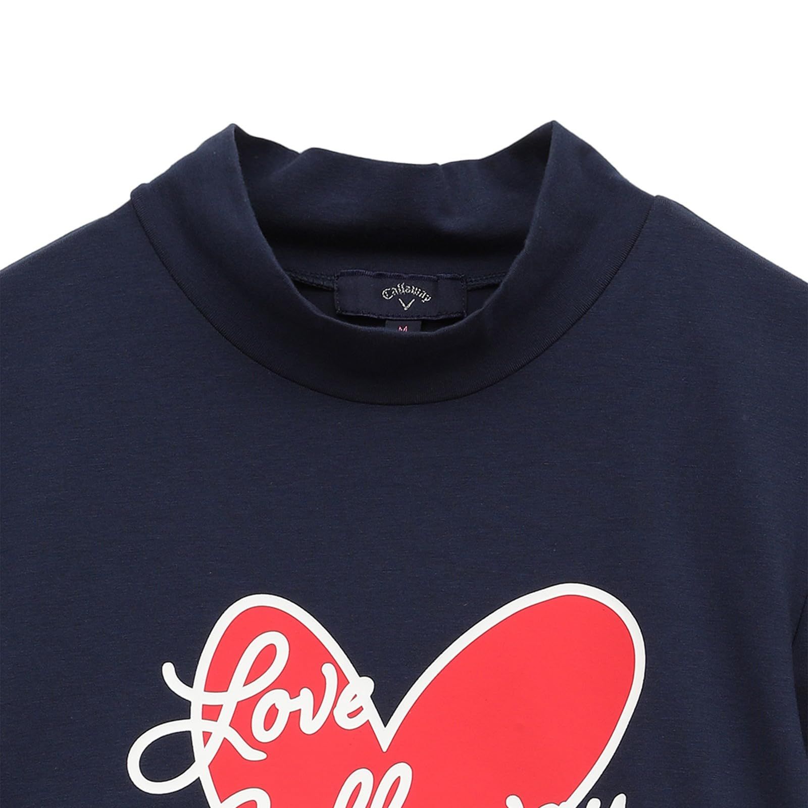 新品 [キャロウェイ] レディース 長袖 モックネックシャツ [LOVEシリーズ] / ゴルフ / C25133220 1120_ネイビー L