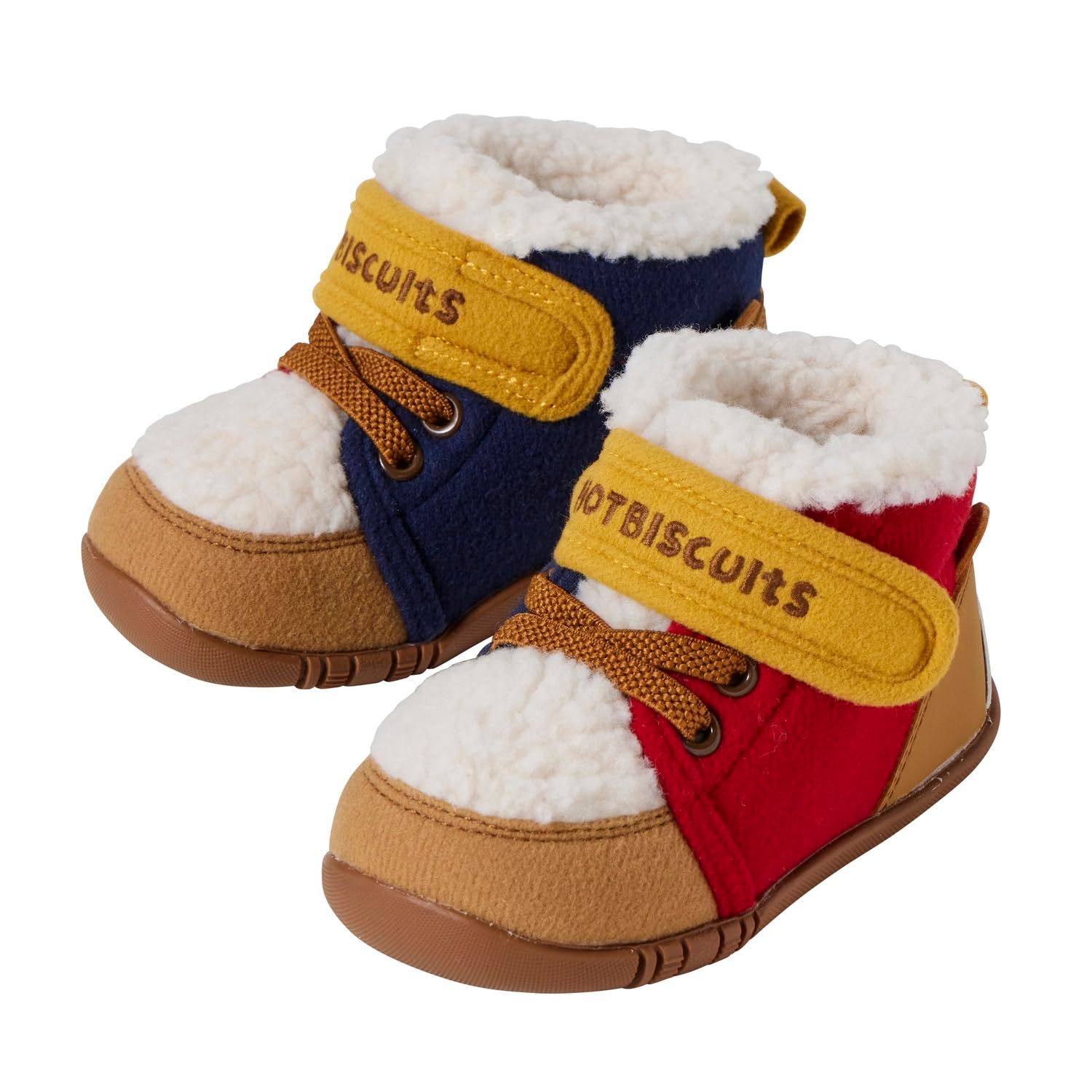 新品 [MIKIHOUSE HOT BISCUITS] [ミキハウス ホットビスケッツ] ファースト ベビーシューズ 男の子 女の子 ベビー 子供服 マルチカラー 12.5cm 73-9303-687
