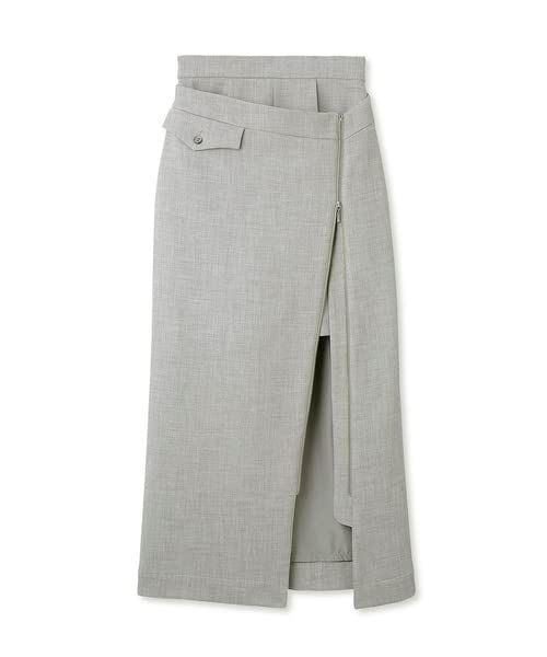 新品 [SNIDEL] フロントジップタイトスカショーパン SWFP231191 レディース GRY 0