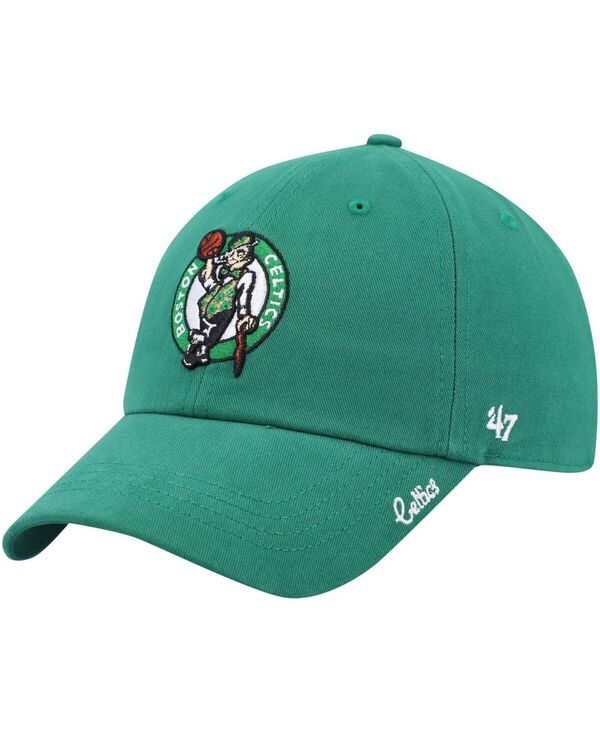 47 ブランド レディース アクセサリー 帽子 ロゴ 47 Brand Womens Kelly Green Boston Celtics Miata Clean Up Logo Adjustable Hat Kelly Green グリーン