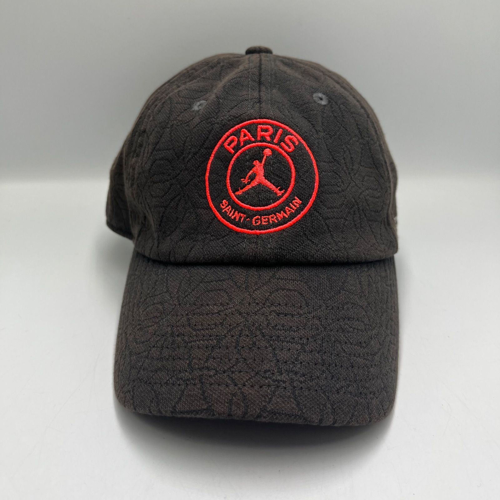 Jordan×PSG パリサンジェルマン キャップ ブラック 総柄 - メルカリ