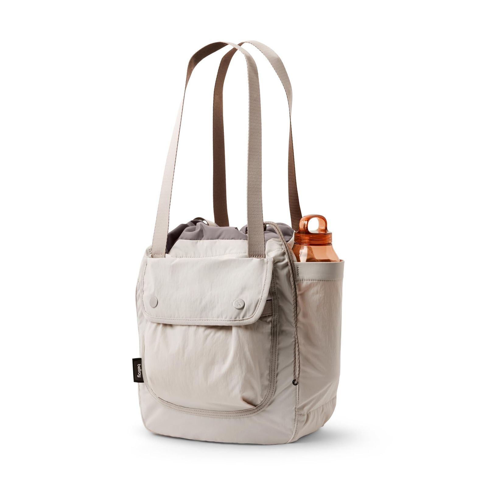 新品 [Bellroy] Cinch Tote 容量16L 軽量トートバッグ 外側にスナップボタン付きポケットとポップポケット - Oat