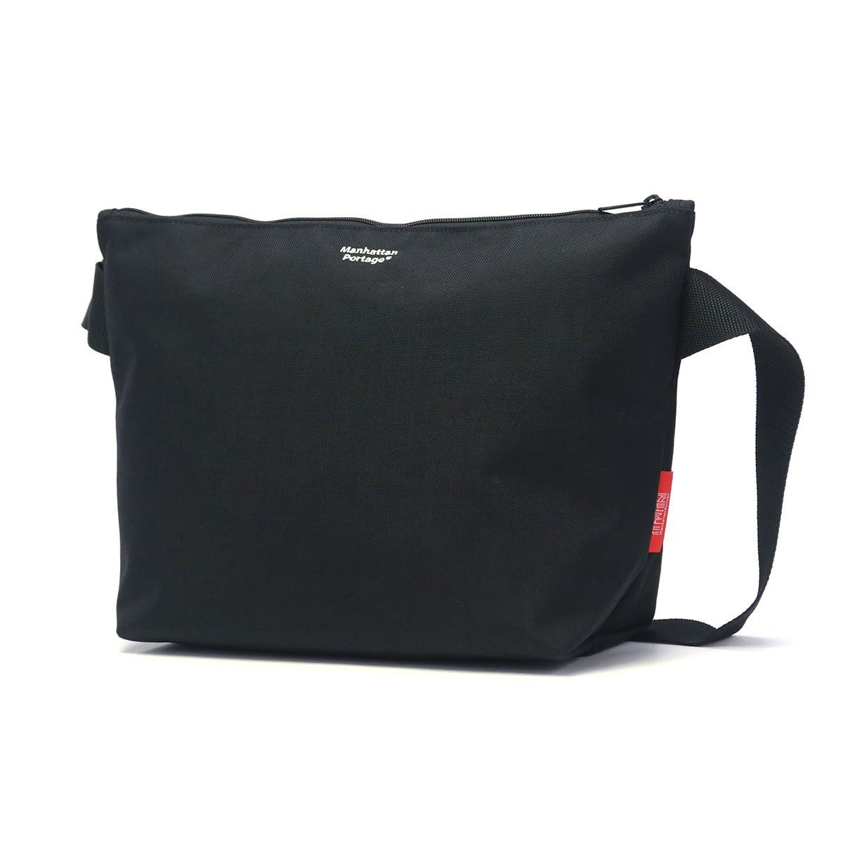 新品 Cobble Hill Nylon Messenger Bag (M) No Flap BLK
