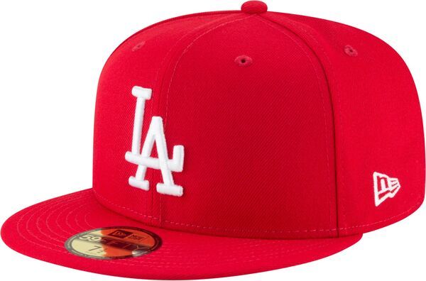 ニューエラ レディース アクセサリー 帽子 New Eradult Los Angeles Dodgers 59Fifty Basic Red Fitted Hat NoColor レッド