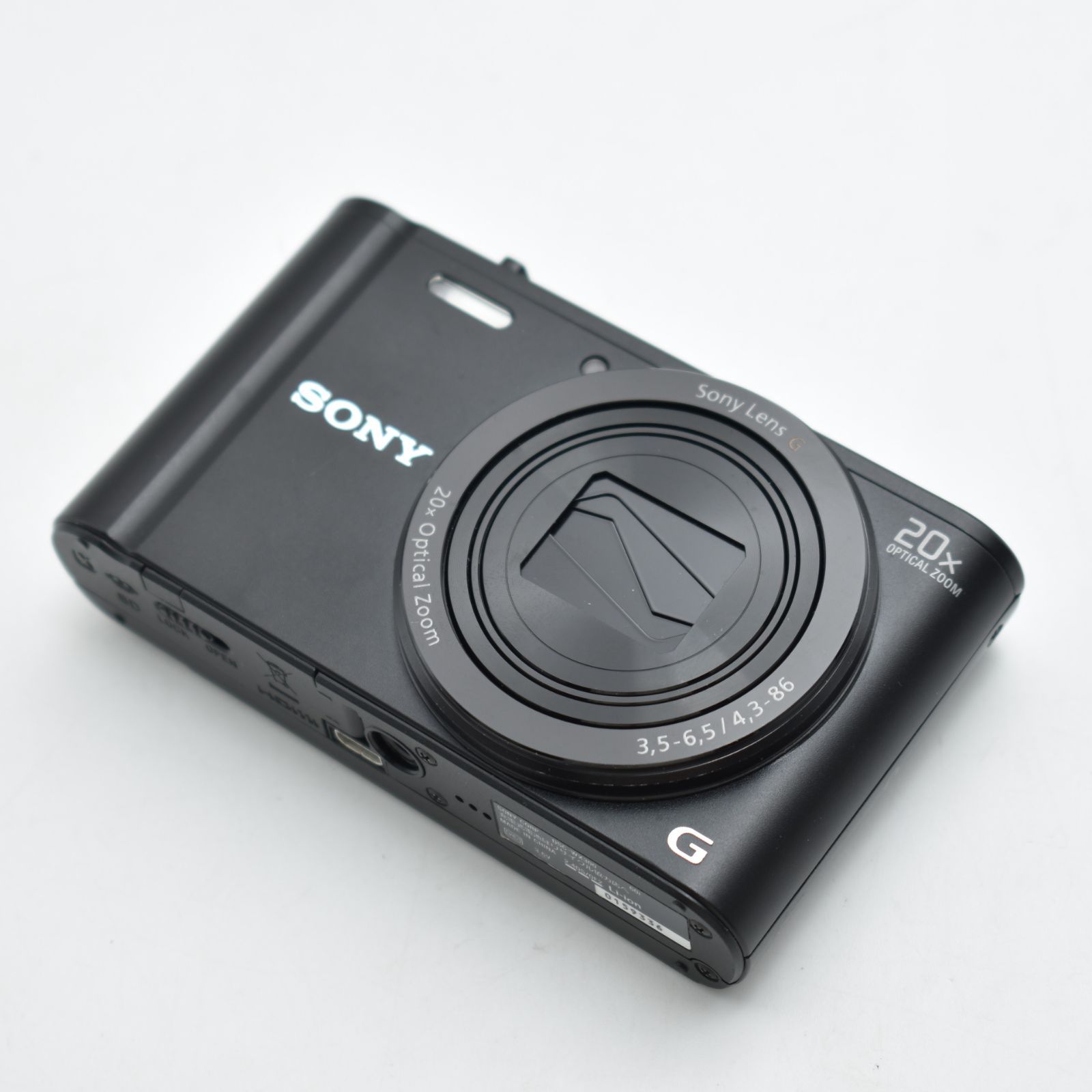 B#12226 SONY デジタルカメラ Cyber-shot WX300 2110万画素 光学20倍 ブラック DSC-WX300(B)