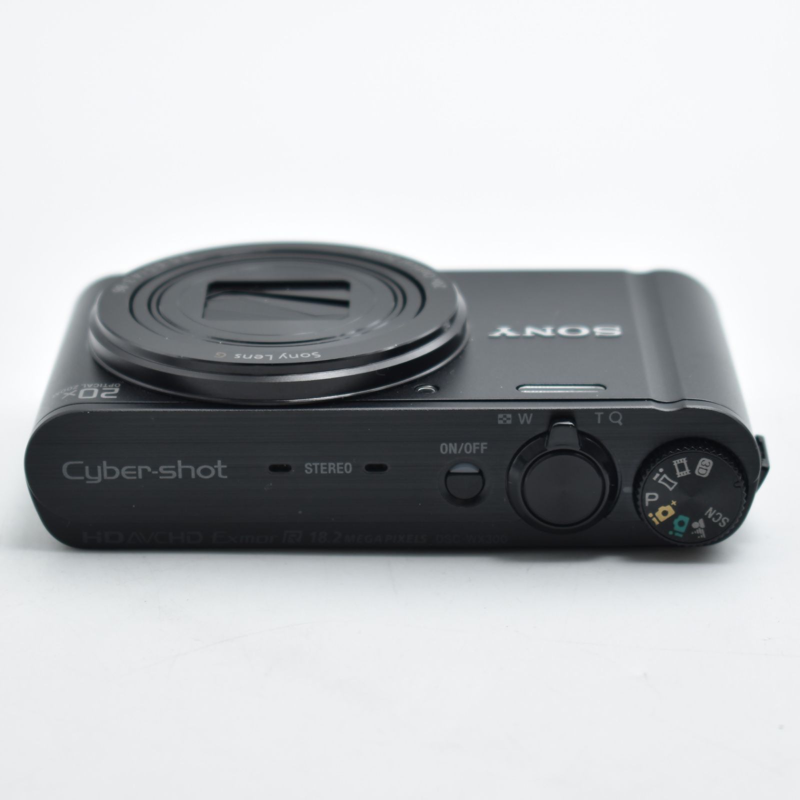 B#12226 SONY デジタルカメラ Cyber-shot WX300 2110万画素 光学20倍 ブラック DSC-WX300(B)