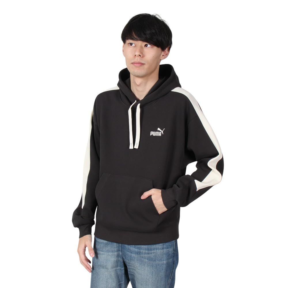 新品 PUMA(プーマ) スポーツ カジュアル スウェット フーディー CORE Heritage MX フーディ-683587 メンズ 24年秋冬カラー ブラック(01)