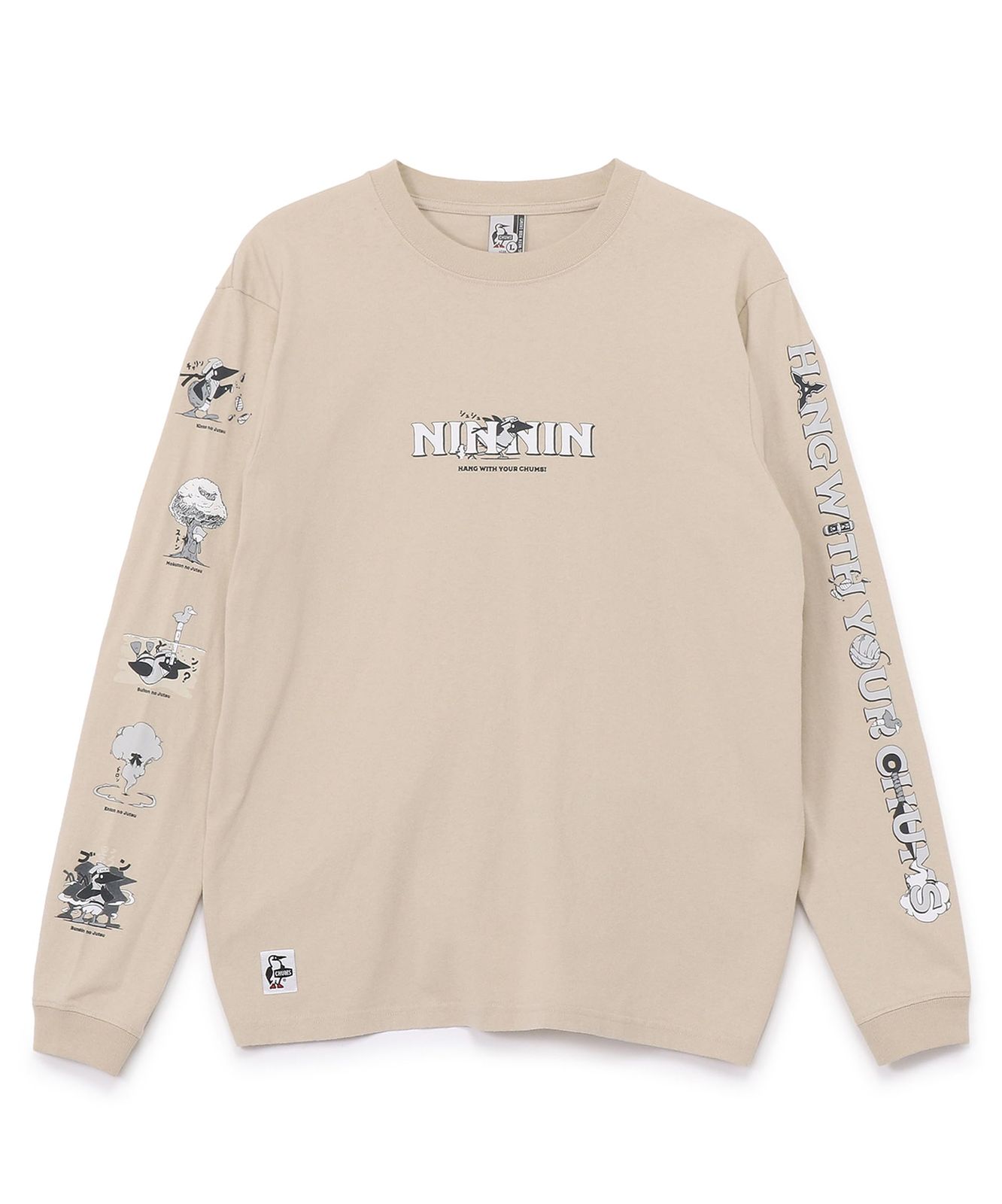 新品 [チャムス] ザ ニンジャ ブラッシュド ＬＳＴ The Ninja Brushed L/S T-Shirt
