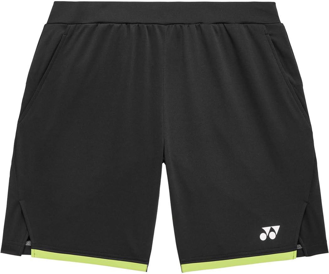 新品 [ヨネックス] ユニニットハーフパンツ 15238 ブラック(007) L