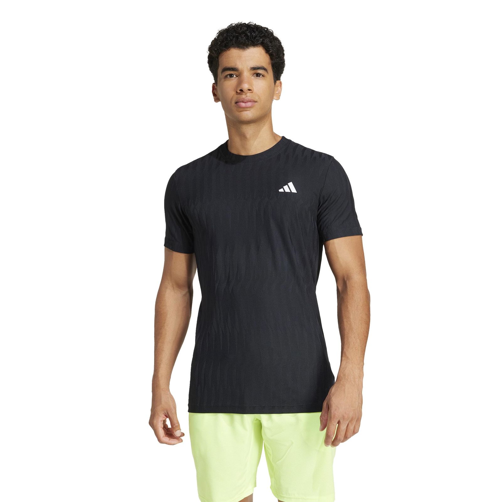 新品 アディダス 半袖 Tシャツ テニス フリーリフトS/S Tシャツ メンズ KWH35 ブラック (JF8459) XL