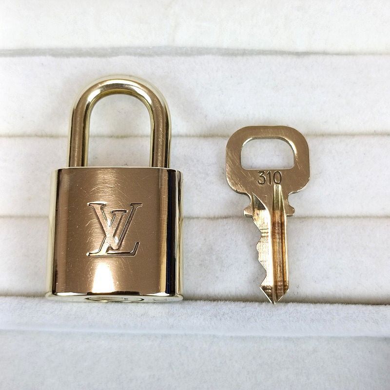 LOUIS VUITTON ルイヴィトン パドロック 南京錠 カデナ 鍵 ゴールド No