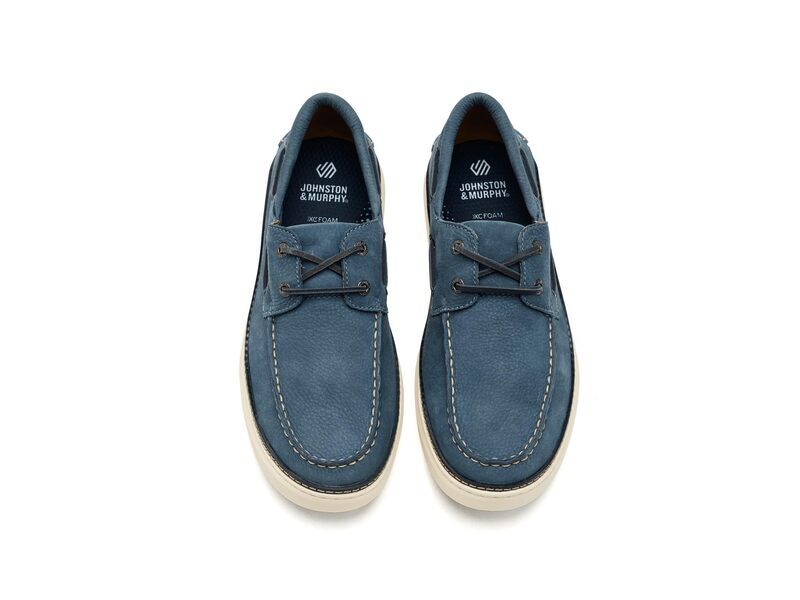 ジョンストンアンドマーフィー メンズ シューズ Johnston Murphy Mcguffey 2 Boat Shoes Denim Nubuck デニム