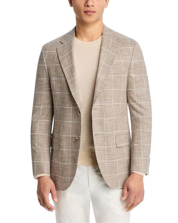 ピーター・ミラー レディース アウター ジャケット・ブルゾン レギュラーフィット Peter Millar Hyperlight Windowpane Regular Fit Soft Jacketan タン