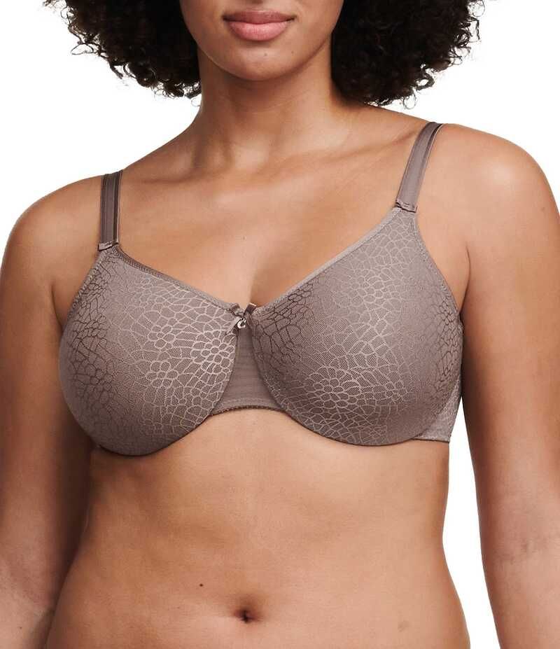 シャントル レディース アンダーウェア ブラジャー ミニ Chantelle C Magnifique Seamless Unlined Minimizer Bra Hazelnut