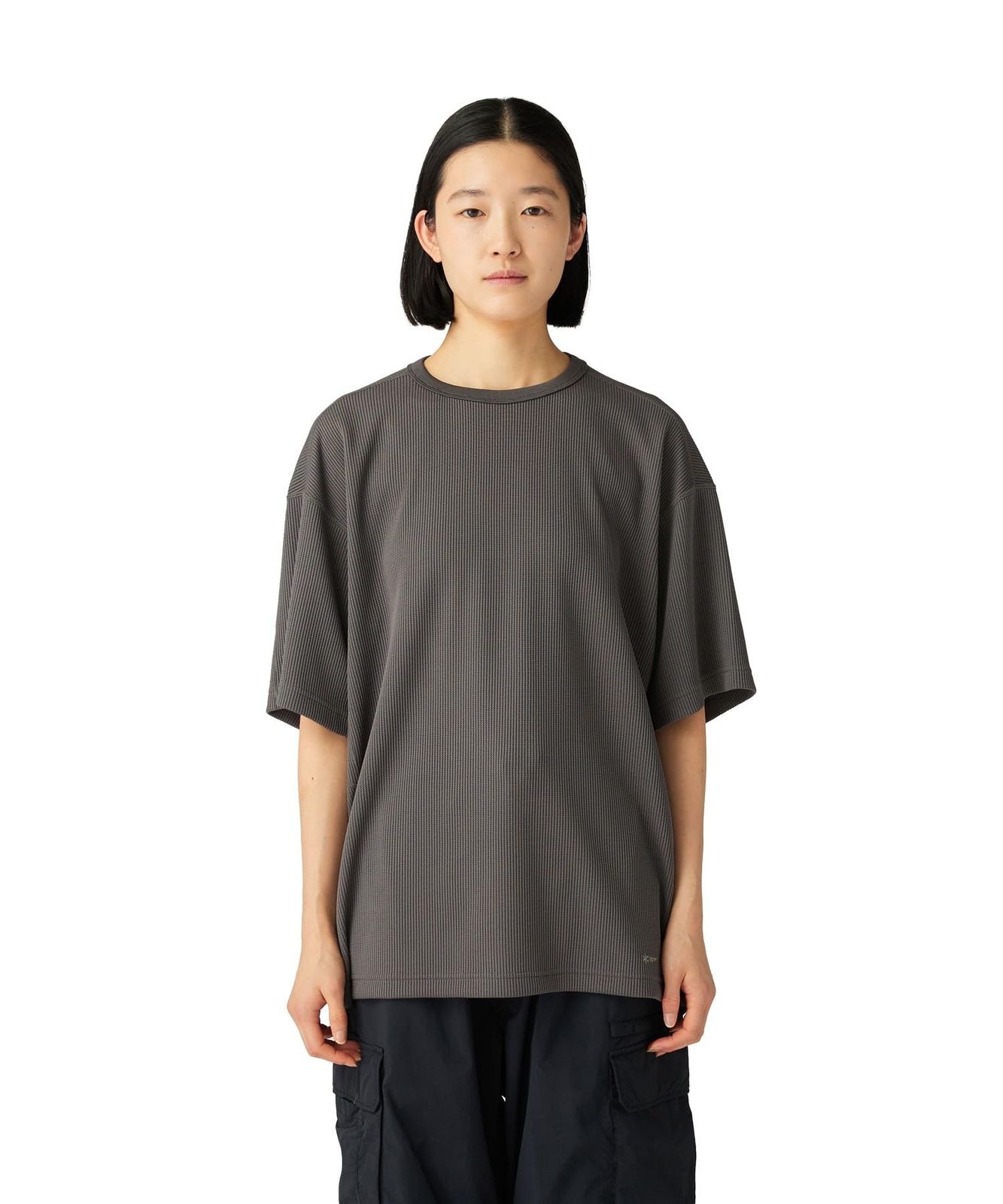 新品 スノーピーク(snow peak)Dry Thermal T-Shirt TS-25AU002 Tシャツ 半袖 ショートスリーブ ティーシャツ メンズ レディース M CHARCOAL