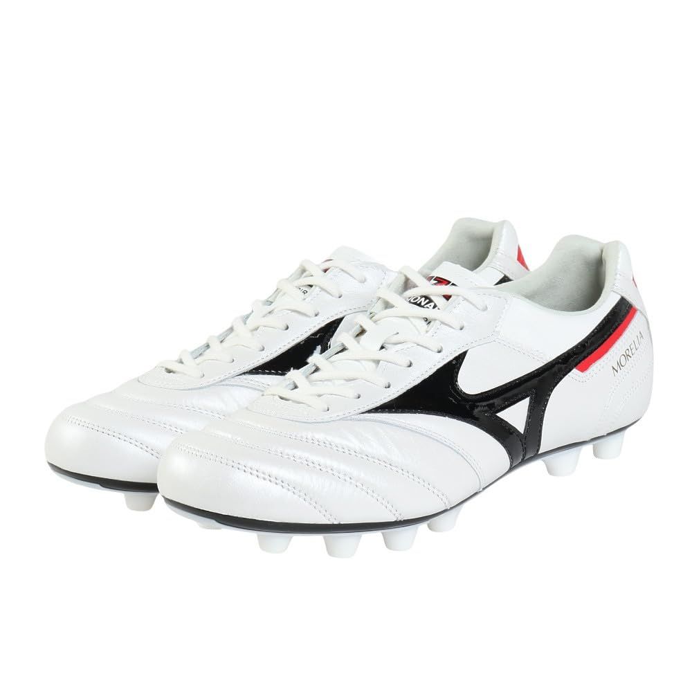 新品 ミズノ（MIZUNO） サッカースパイク 天然芝/土/人工芝用 モレリアII JAPAN P1GA250109 お一人様一点まで （ホワイト×ブラック/２８．５/Men's、Lady's）