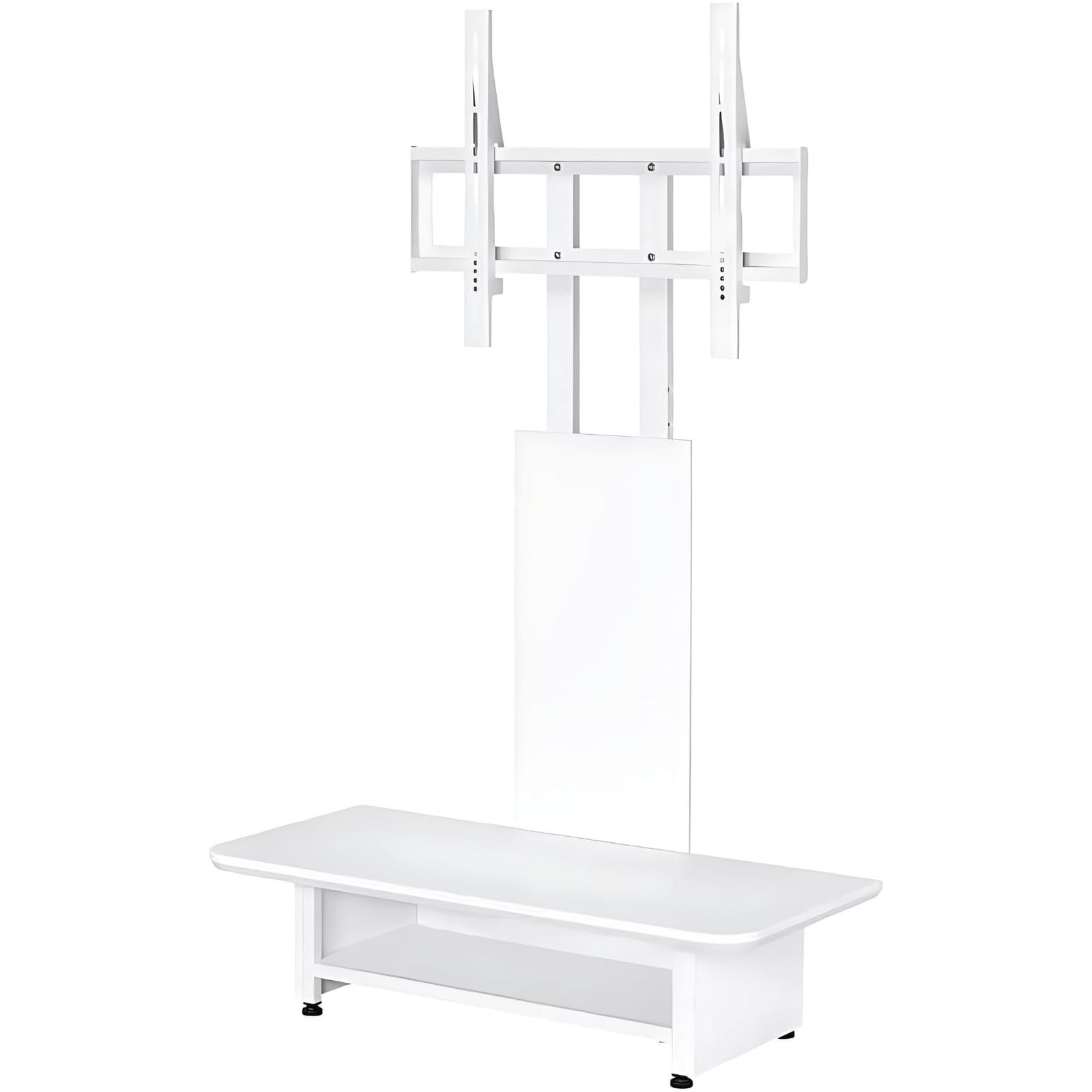 新品 SunRuck サンルック 壁寄せ テレビスタンド 32~65型対応 ロータイプ 収納付き 棚付き SR-TVST07B