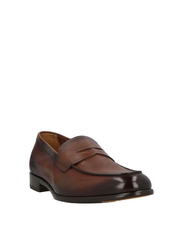 ドンカルズ メンズ シューズ スリッポン・ローファー DOUCALS モカシン Brown ブラウン｜スリッポン