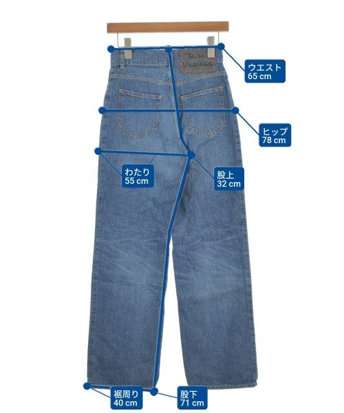 R.H.Vintage デニムパンツ レディース 【古着】【中古】【送料無料