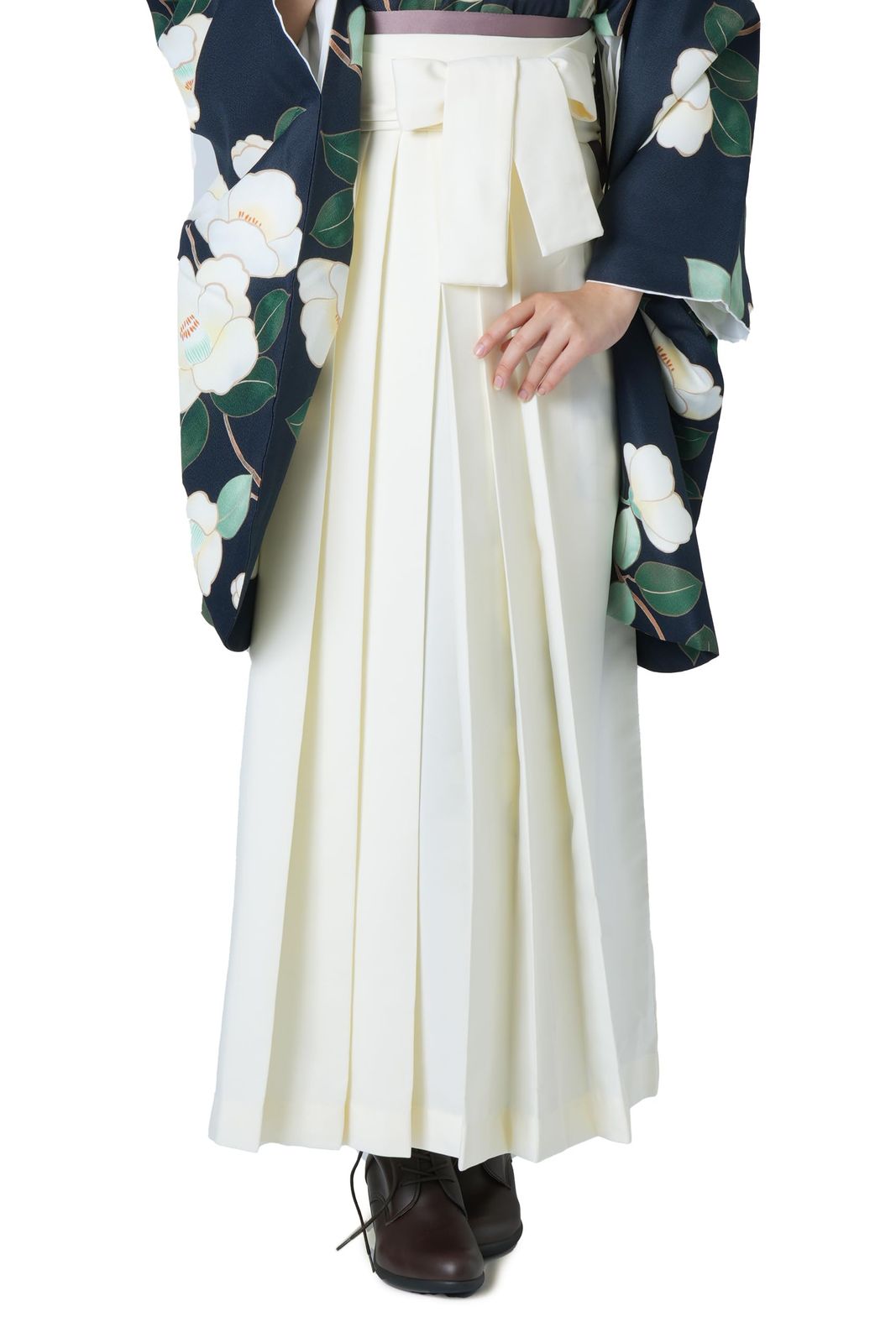 新品 [たゆたふ] 袴 単品 販売 卒業式 無地 卒業袴 レディース 2025 大学生 小学生 教員 教諭 先生 教師 保育士 大学 卒業 (ホワイト L)
