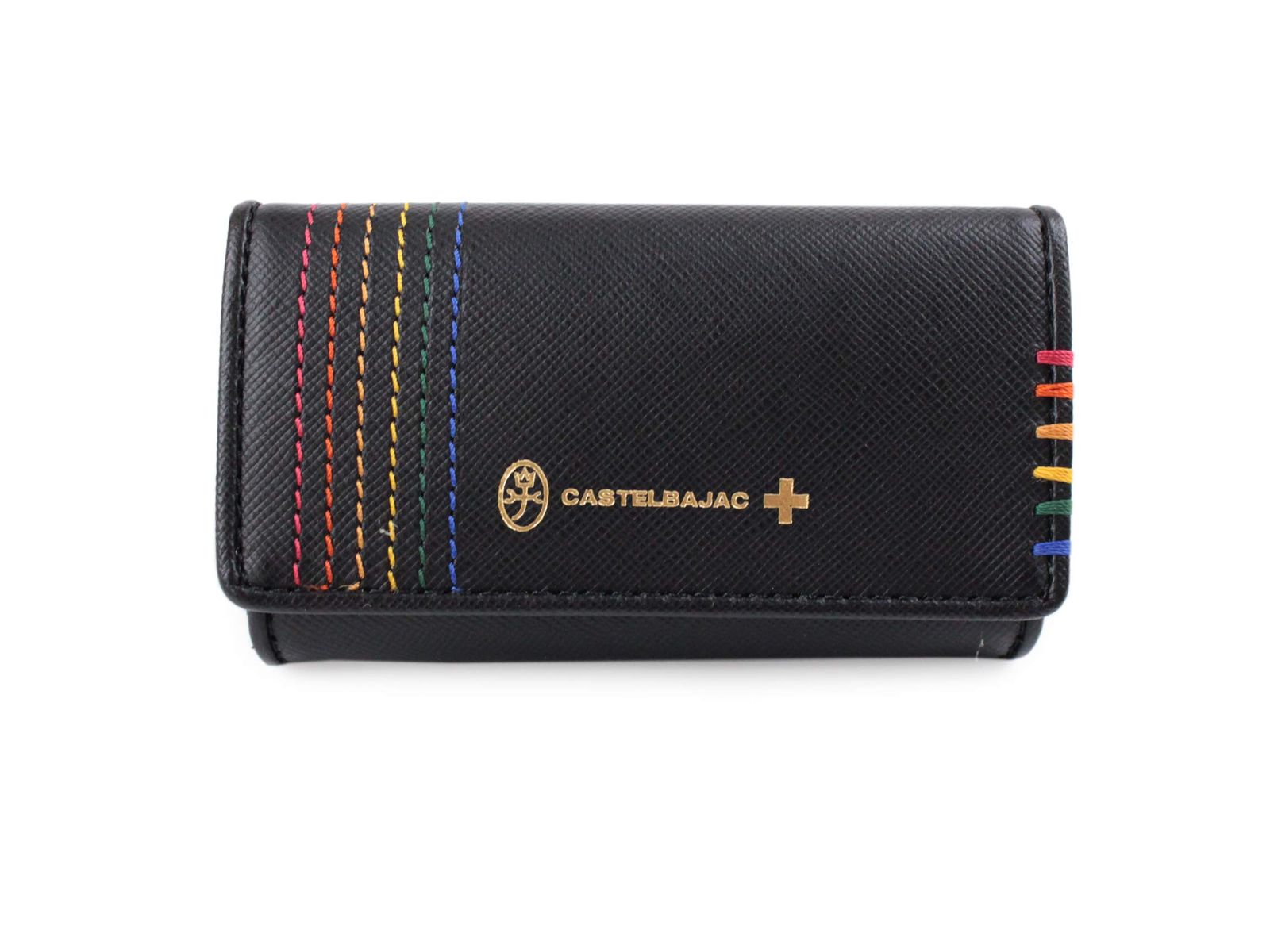新品 カステルバジャック (CASTELBAJAC) ファスナーポケット付き 5連キーケース シェスト 027602 (クロ)