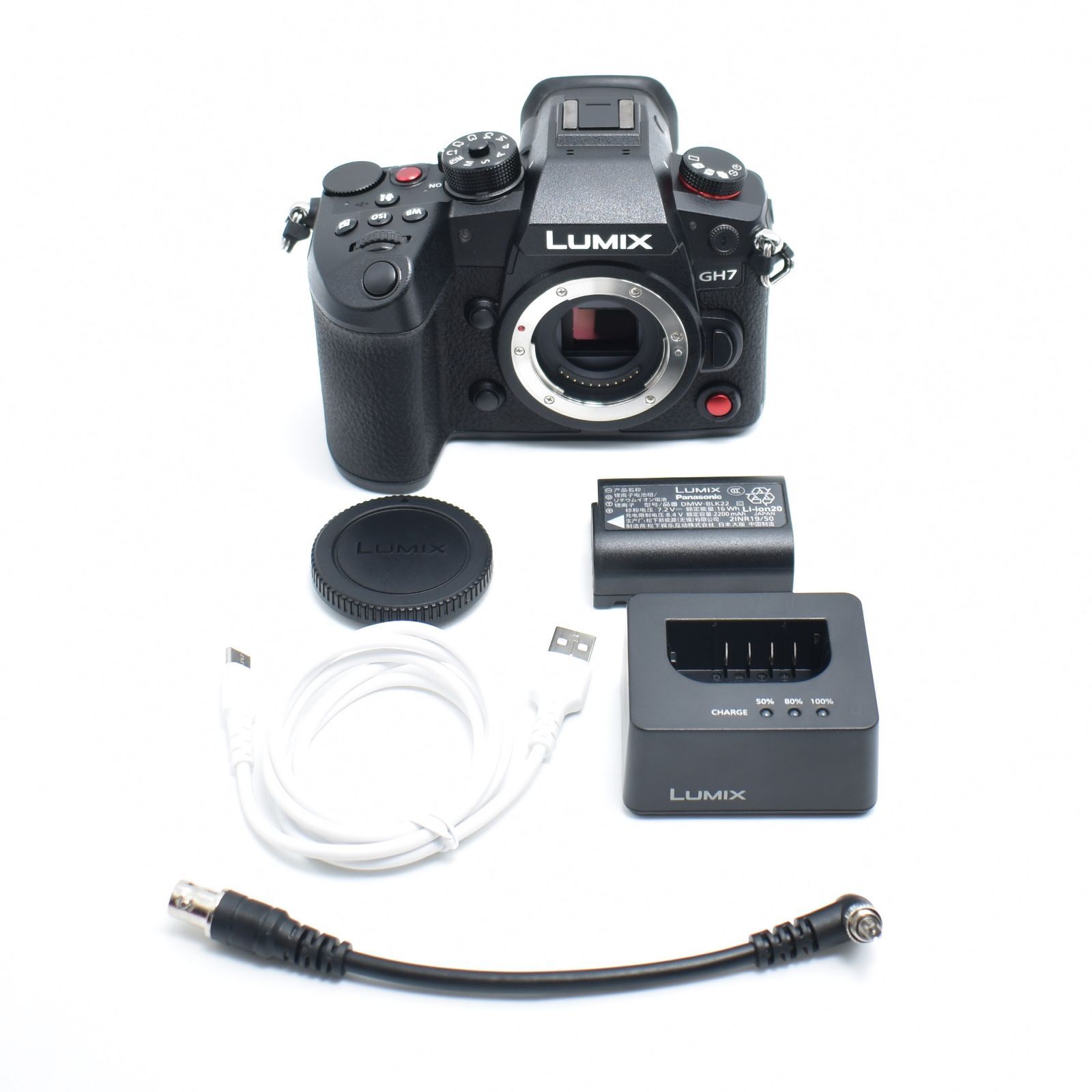 B#12372 パナソニック(Panasonic) ミラーレス一眼カメラ ルミックス GH7 ボディ ブラック DC-GH7