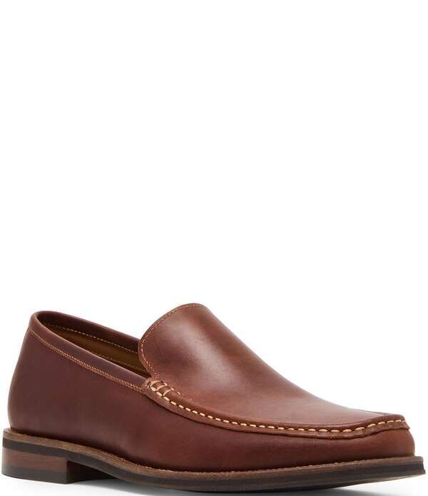 スティーブ マデン メンズ シューズ スリッポン・ローファー レザー Steve Madden Mens Decatur Leather Slip On Loafers Tan タン