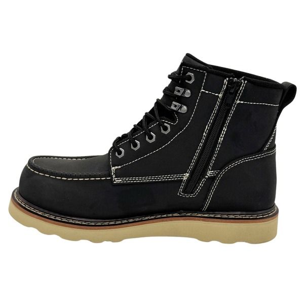 アドテック メンズ シューズ ブーツ・レインブーツ AdTec Speedster 6 MocToe Work Riding Boot Black ブラック アドテック メンズ シューズ ブーツ・レインブーツ AdTec Speedster 6 MocToe Work Riding Boot Black ブラック