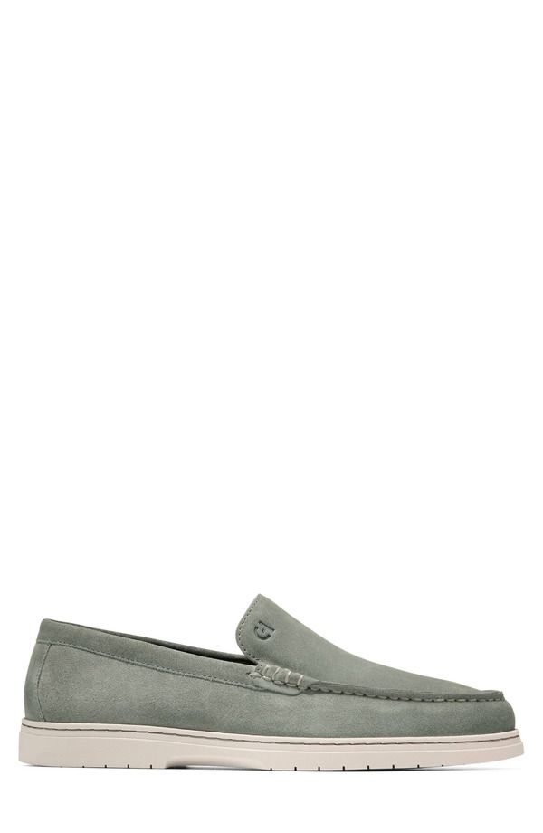 コールハーン メンズ シューズ スリッポン・ローファー Cole Haan Greenwich Grand Venetian Loafer Dusty Olive Suede Angora オリーブ