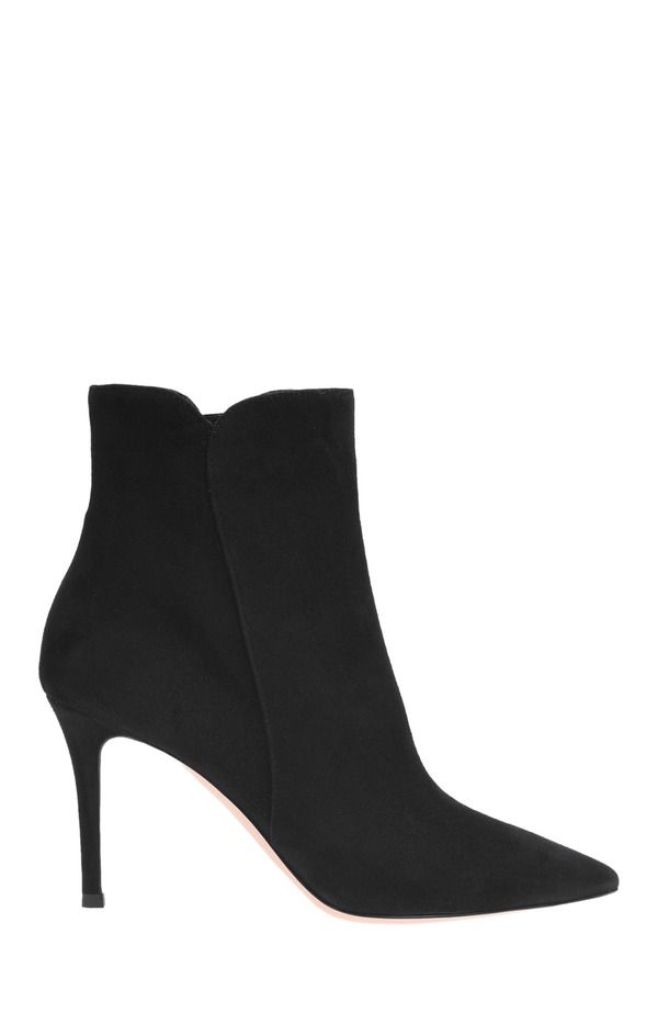 ジャンヴィト ロッシ レディース シューズ ブーツ・レインブーツ Gianvito Rossi Levy 85 Booties Black Suede ブラック 201,400円