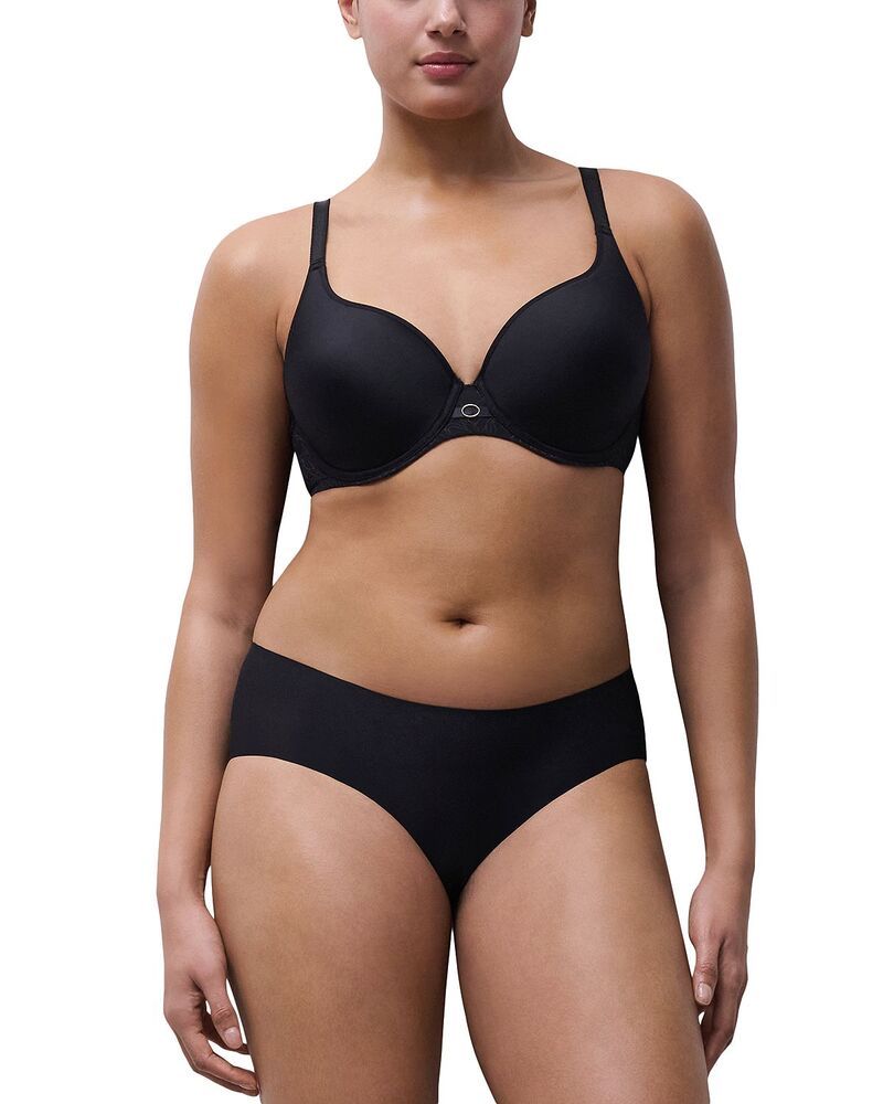 シャントル レディース アンダーウェア ブラジャー Chantelle Belle Sexy Solution Plunge Bra Black ブラック
