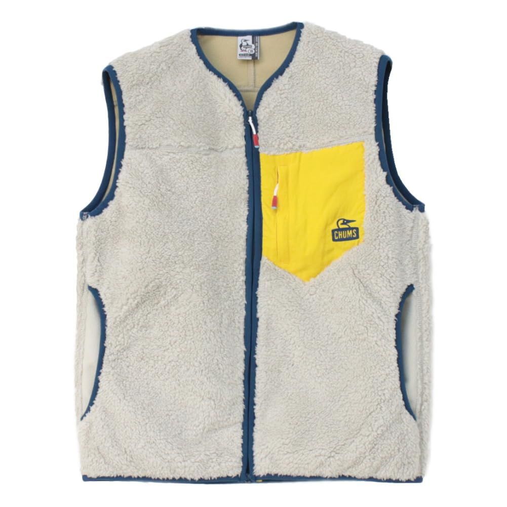 新品 [チャムス] ボンディング フリース ノー カラー ベスト 13,907円