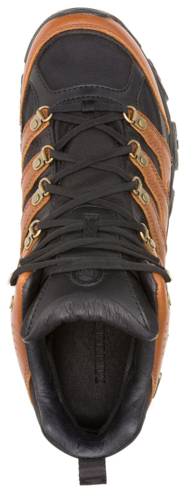 メレル メンズ シューズ ブーツ・レインブーツ レザー Merrell Mens Moab 3 Luxe Leather Mid Waterproof Hiking Boots BlackBrown ブラック