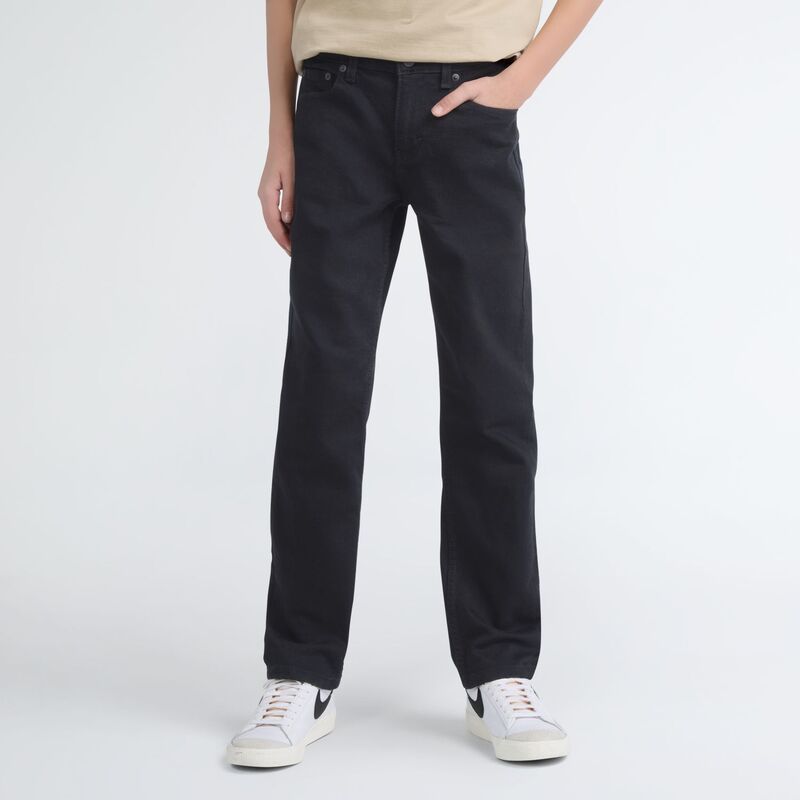 リーバイス レディース ボトムス デニムパンツ テーパードフィット ジーンズ Boys 420 Levis 502 Tapered Fit Strong Performance Jeans Black ブラック