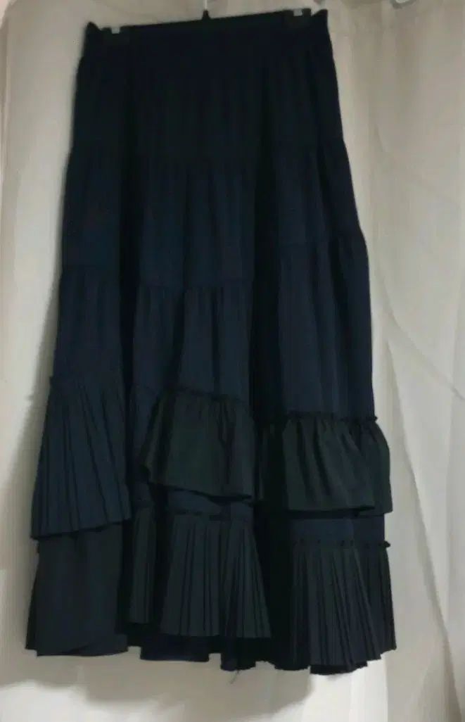 LUCKY CHOUETTE ラッキーシュエトゥ ネイビー ロング スカート 38