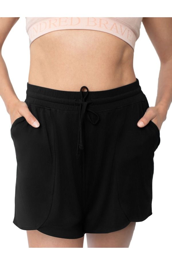 キンドリッド ブレイブリー レディース ボトムス ハーフパンツ・ショーツ マタニティ Kindred Bravely Maternity Postpartum Lounge Short Black ブラック