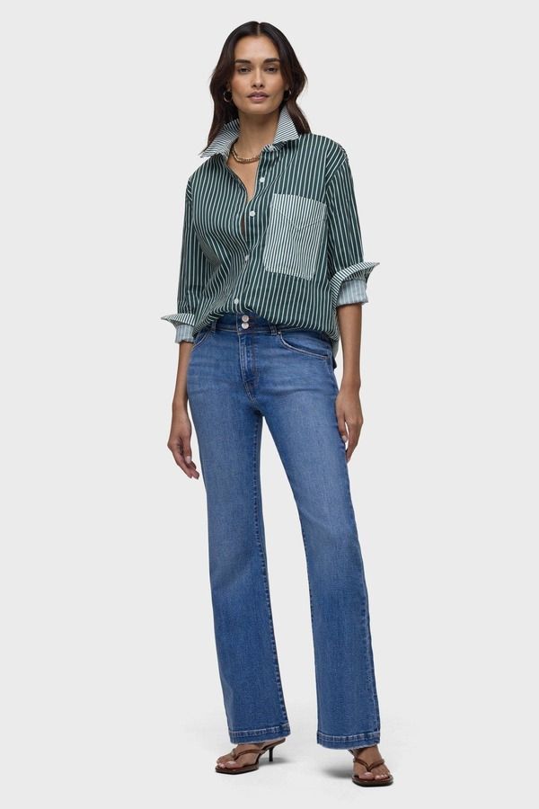 ハドソンジーンズ レディース ボトムス レギンス Hudson Jeans Dana Flapocket Flare Tranquil