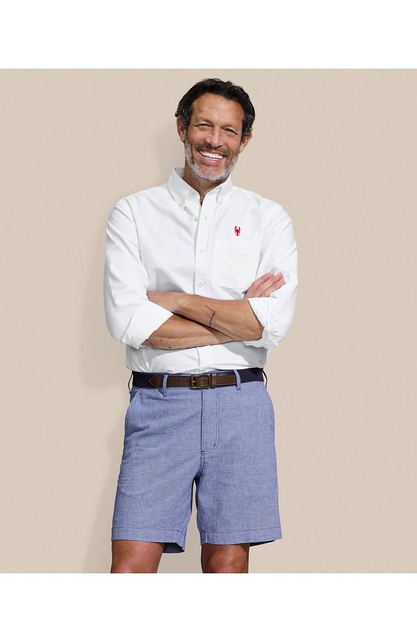 ランズエンド メンズ ボトムス ハーフパンツ・ショーツ リネン Lands End 7 Classic Fit Linen Blend Short Pale Sapphire サファイア ランズエンド メンズ ボトムス ハーフパンツ・ショーツ リネン Lands End 7 Classic Fit Linen Blend Short Pale Sapphire サファイア