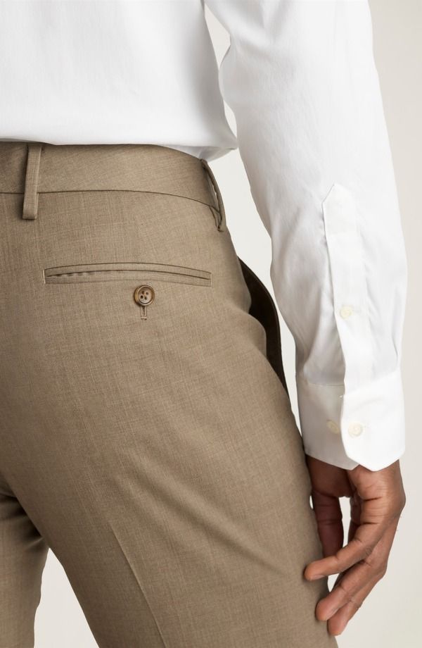 ボノボス メンズ ボトムス カジュアルパンツ ウール Bonobos Jetsetter Stretch Wool Suit Pants Tan タン