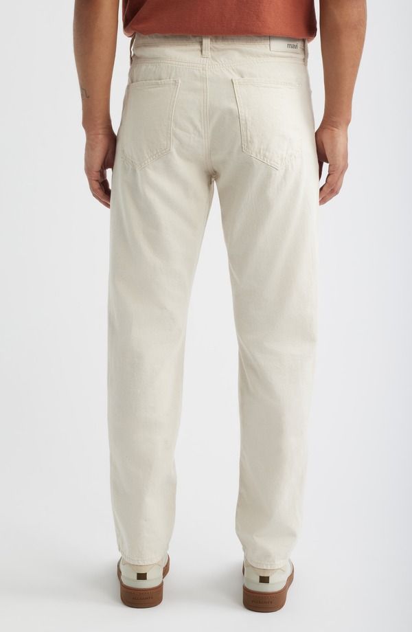 マーヴィ ジーンズ メンズ ボトムス カジュアルパンツ ストレート コットン リネン Mavi Jeans Zach Straight Leg Cotton Linen Jeans Ecru Linen Denim エクリュ
