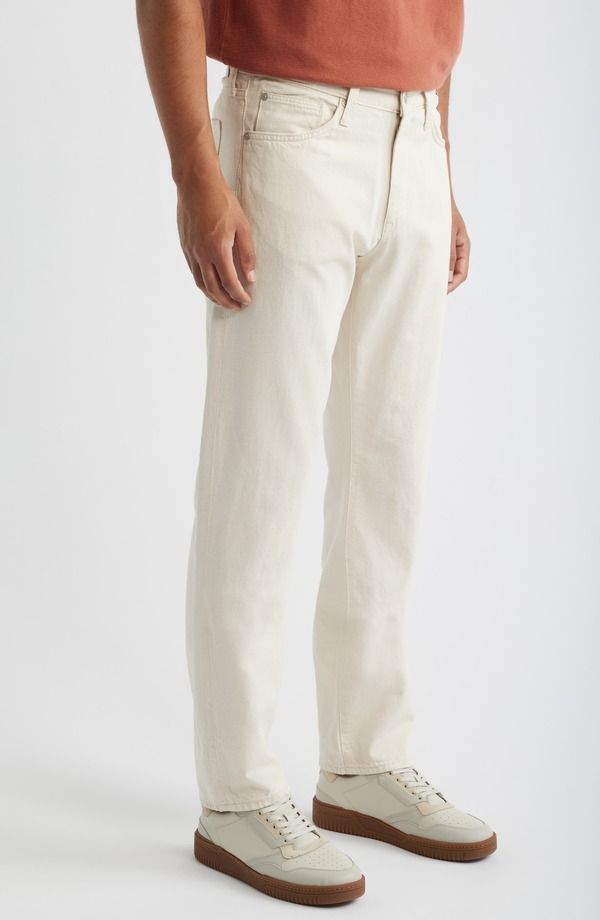 マーヴィ ジーンズ メンズ ボトムス カジュアルパンツ ストレート コットン リネン Mavi Jeans Zach Straight Leg Cotton Linen Jeans Ecru Linen Denim エクリュ