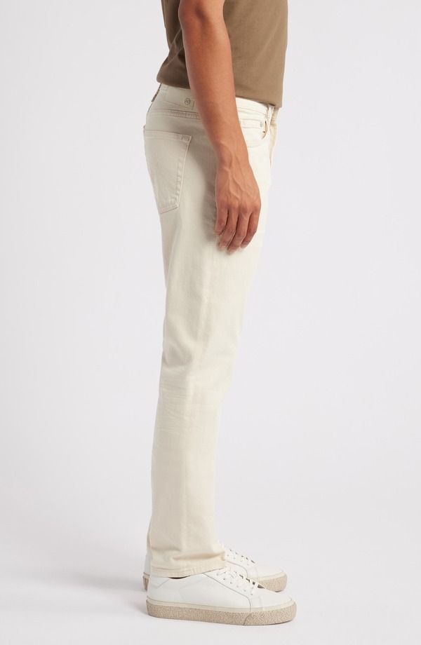 エージー メンズ ボトムス デニムパンツ ストレート ジーンズ AG Everett Slim Straight Leg Jeans 1 Year Ivory Cream クリーム