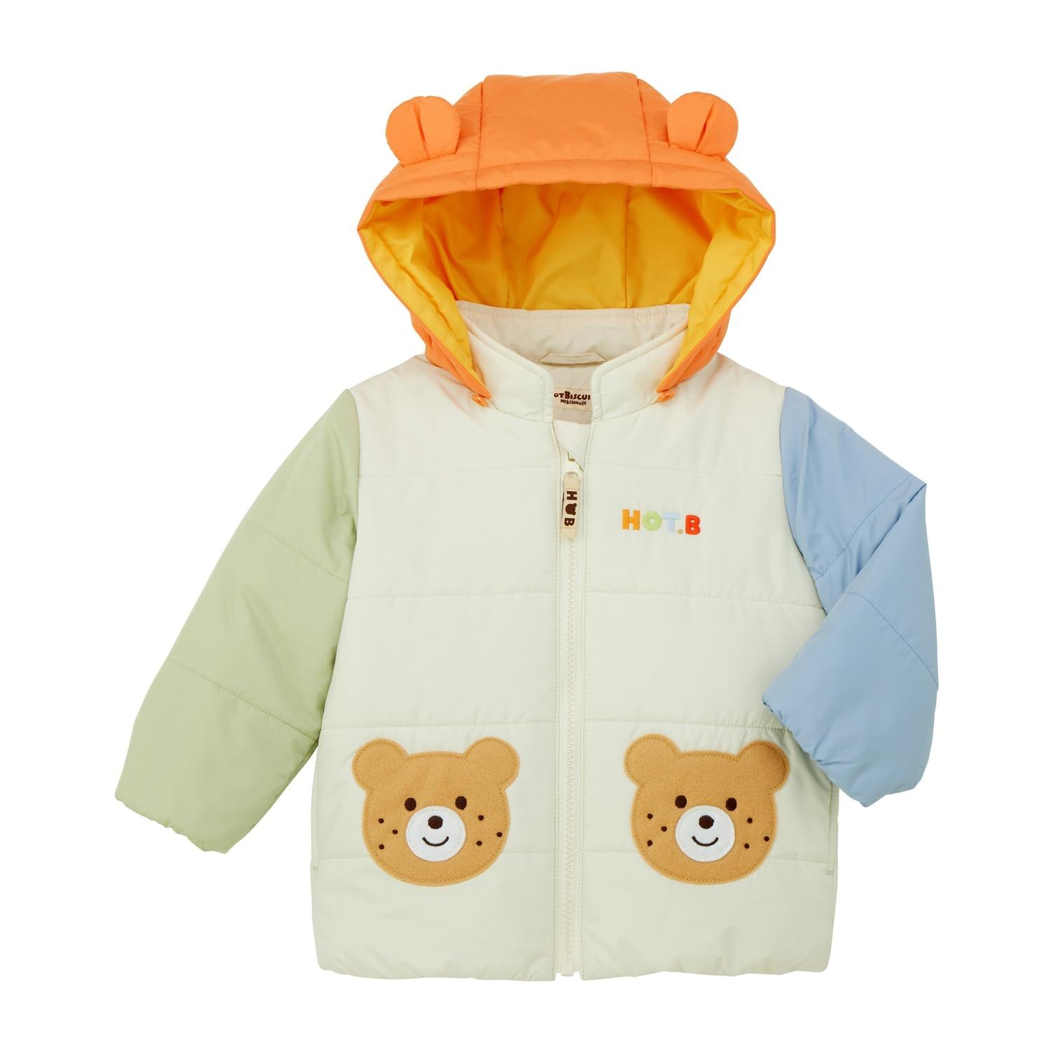 新品 [ミキハウス ホットビスケッツ] ジャンパー 男の子 女の子 ベビー キッズ 子供服 アイボリー 80cm 73-3702-149