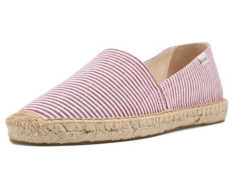 ソルドス レディース シューズ スリッポン・ローファー Soludoseersucker Original Espadrille Classic Pink ピンク