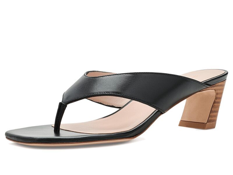 スチュアート ワイツマン レディース シューズ ヒール Stuart Weitzman Stassi Thong 50 BlackNew Camel ブラック
