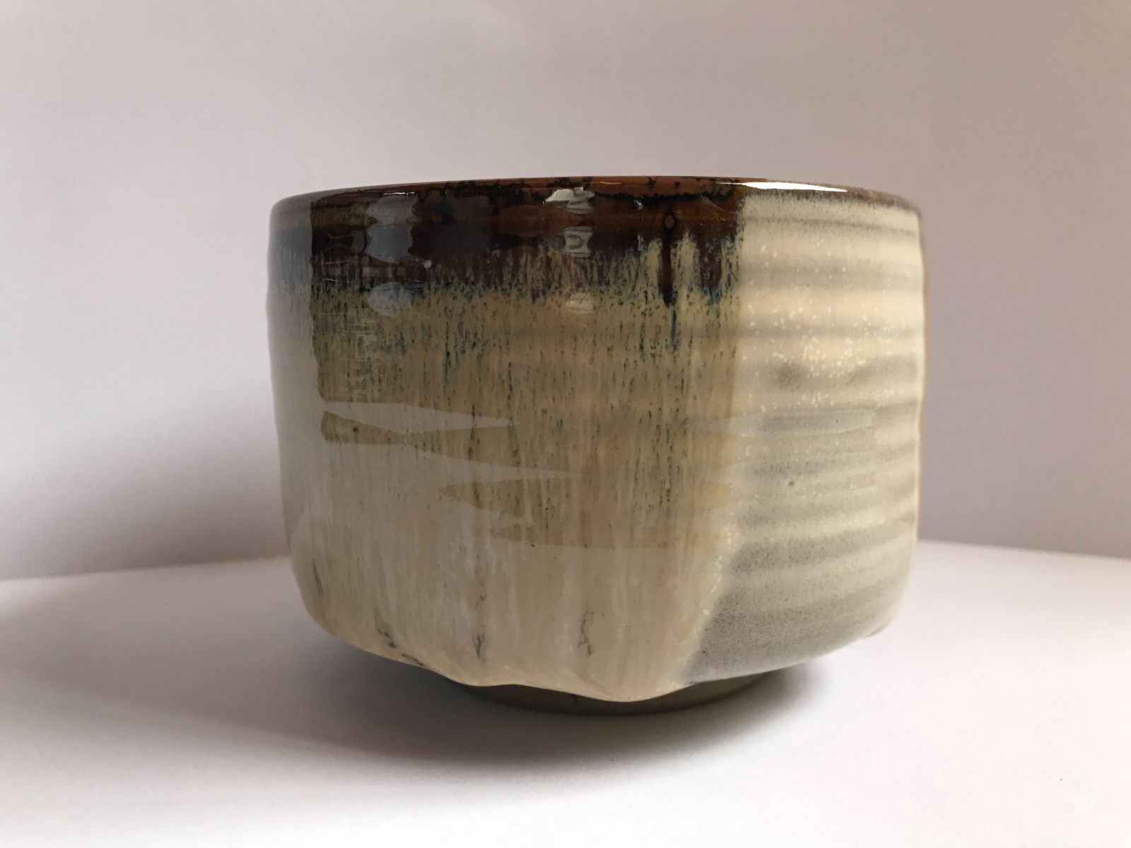 高取焼 宗家窯 高取八山 抹茶碗 茶道具 共箱(120Dc) 高取焼宗家 高取八山 茶碗 抹茶碗 共箱 栞付き 茶道具 長期保管品