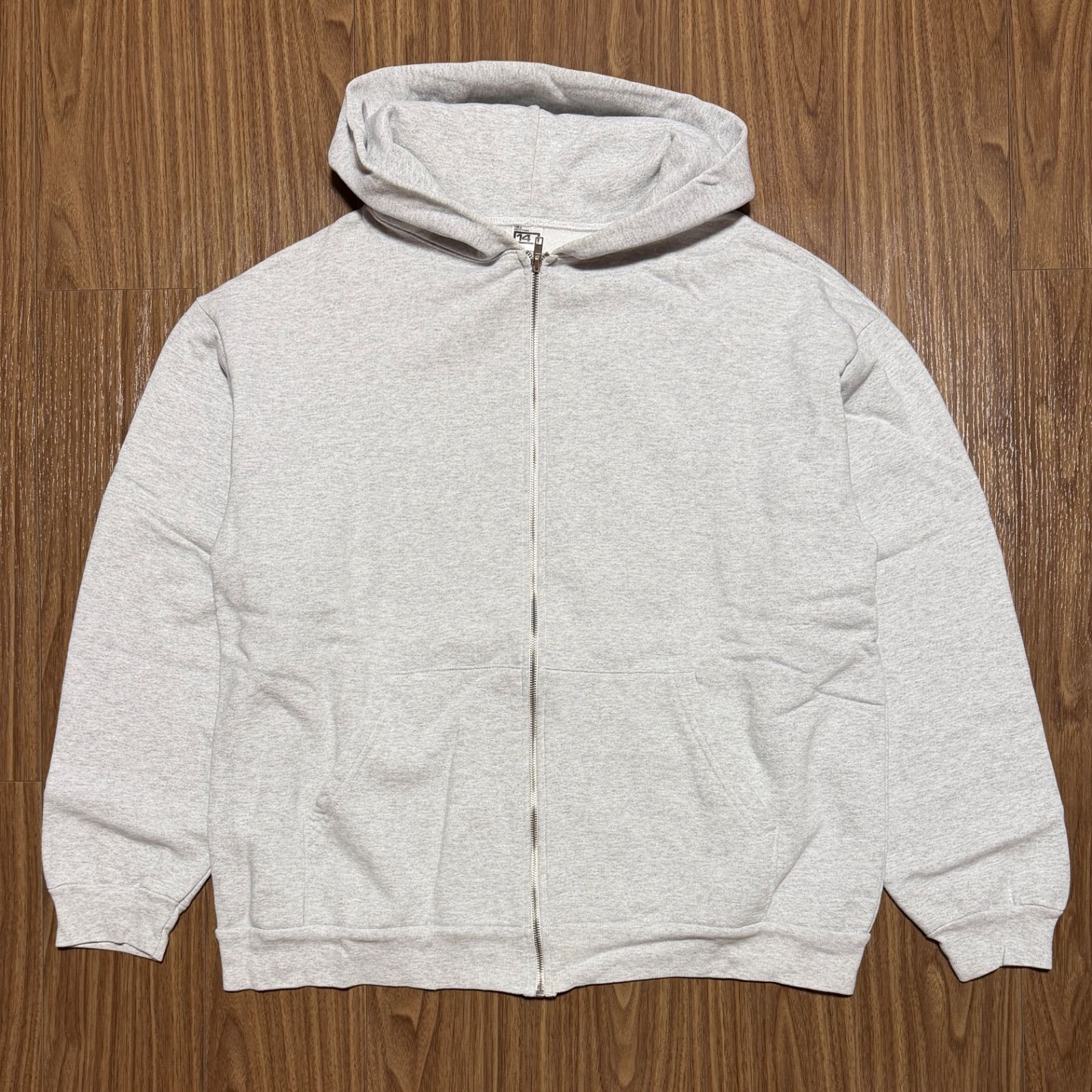 ロサンゼルスアパレル 14oz フルジップ ジップアップパーカー グレー