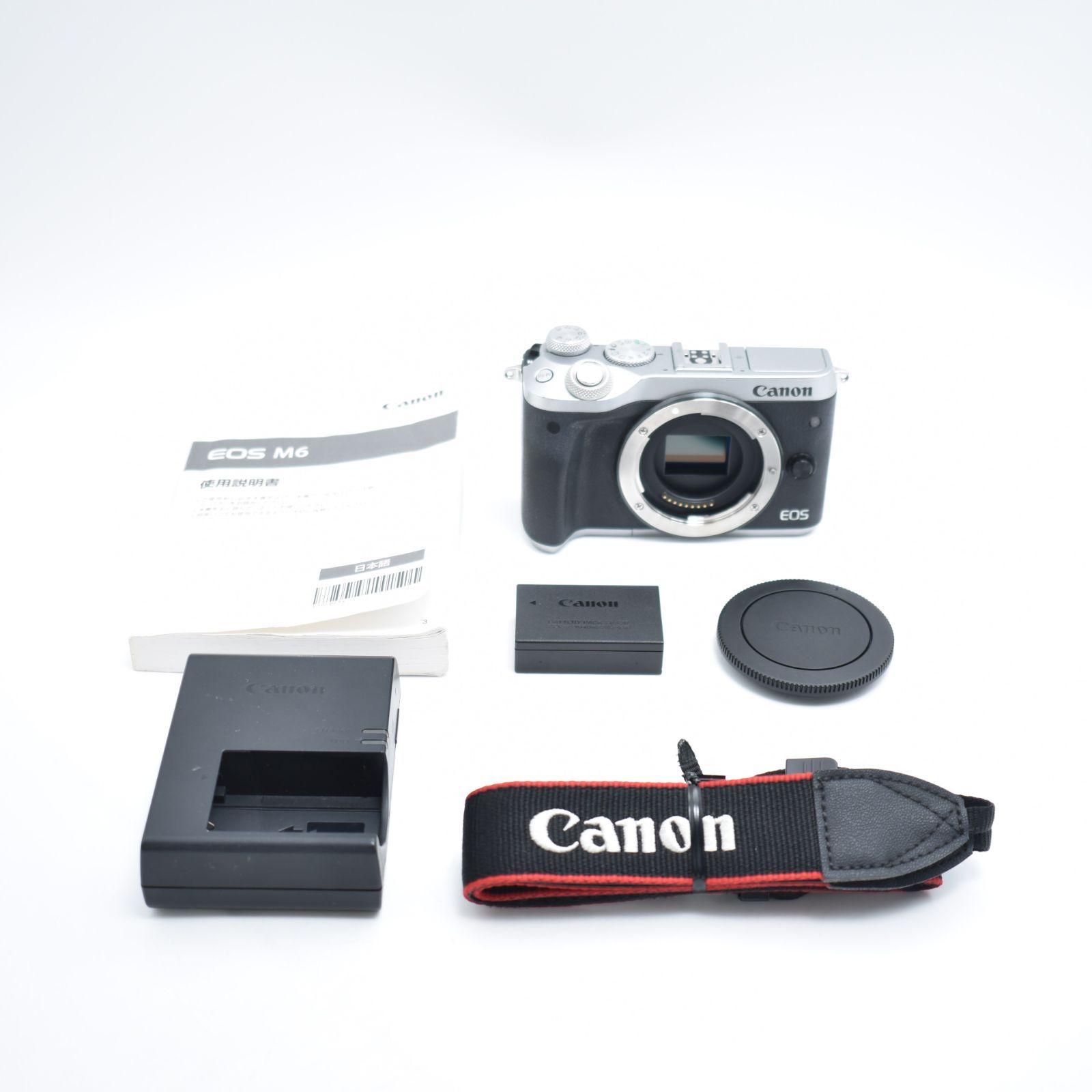 B#12003 Canon ミラーレス一眼カメラ EOS M6 ボディー(シルバー) EOSM6SL-BODY