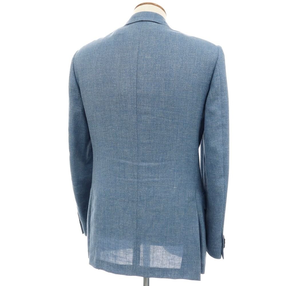 中古】ベルベスト Belvest ウールリネン 3B テーラードジャケット