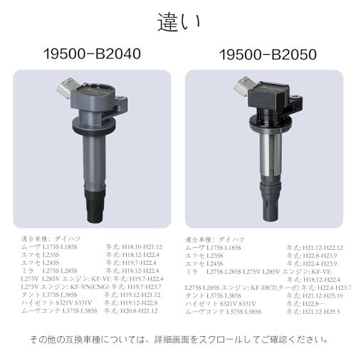 車用 イグニッションコイル 3本セット ダイハツ 19500-B2050 19500